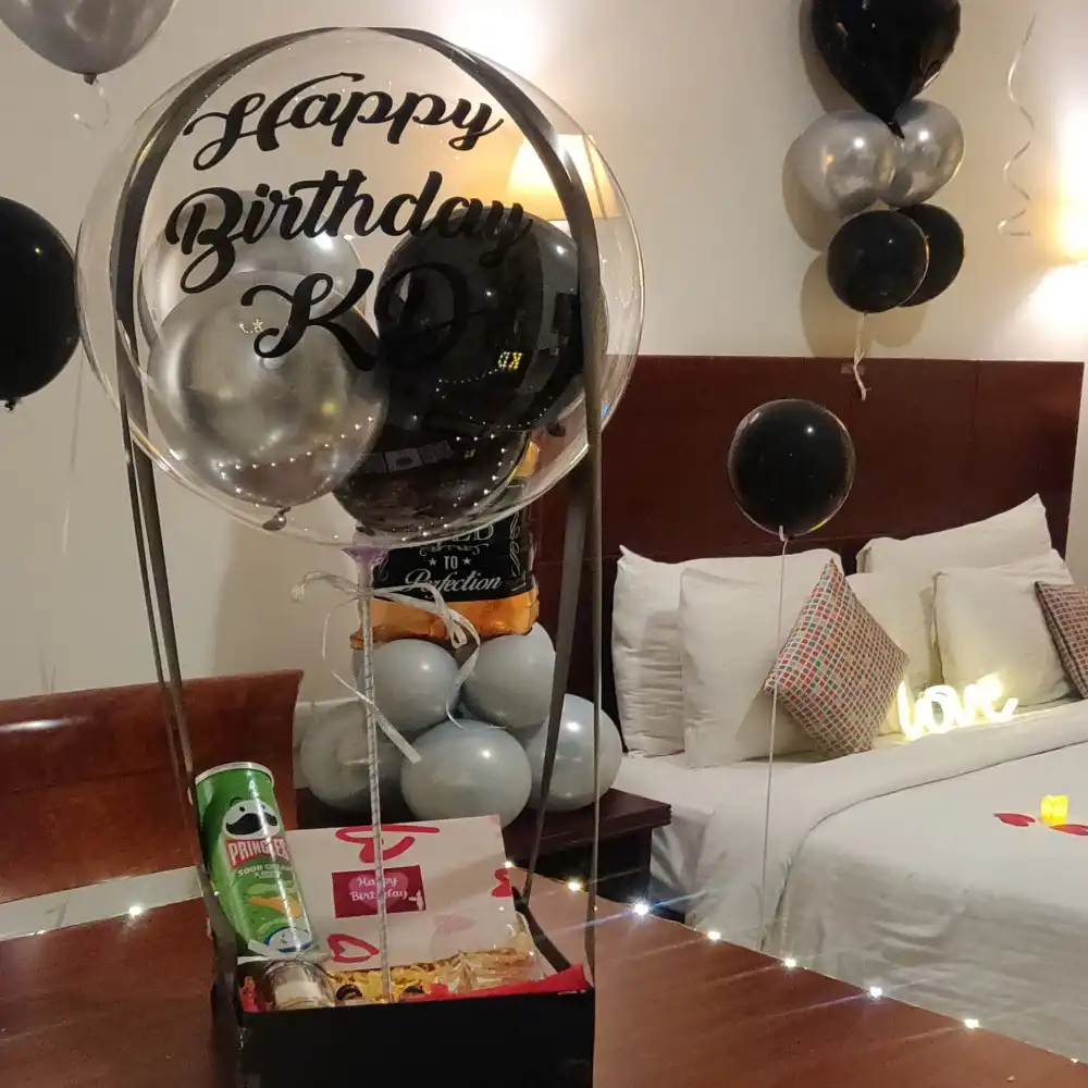 Buy bobo balloon gift hamper for birthday events